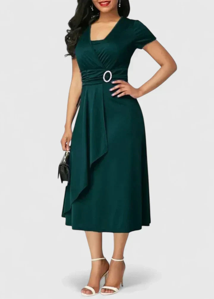 Zhyrelle | Elegante Midi Jurk