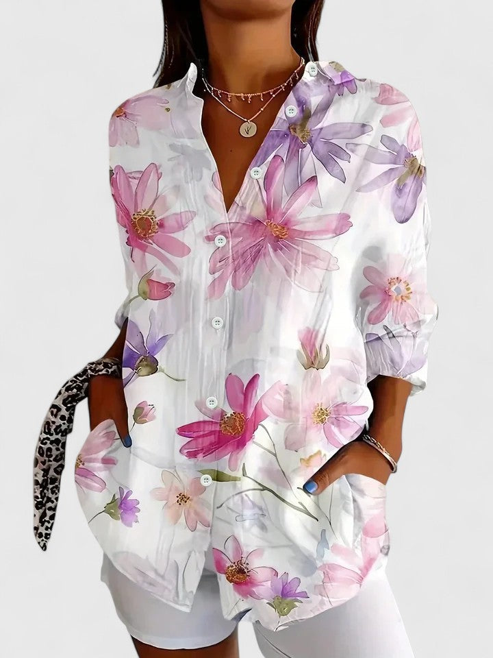 Anica | Blouse met knoopsluiting
