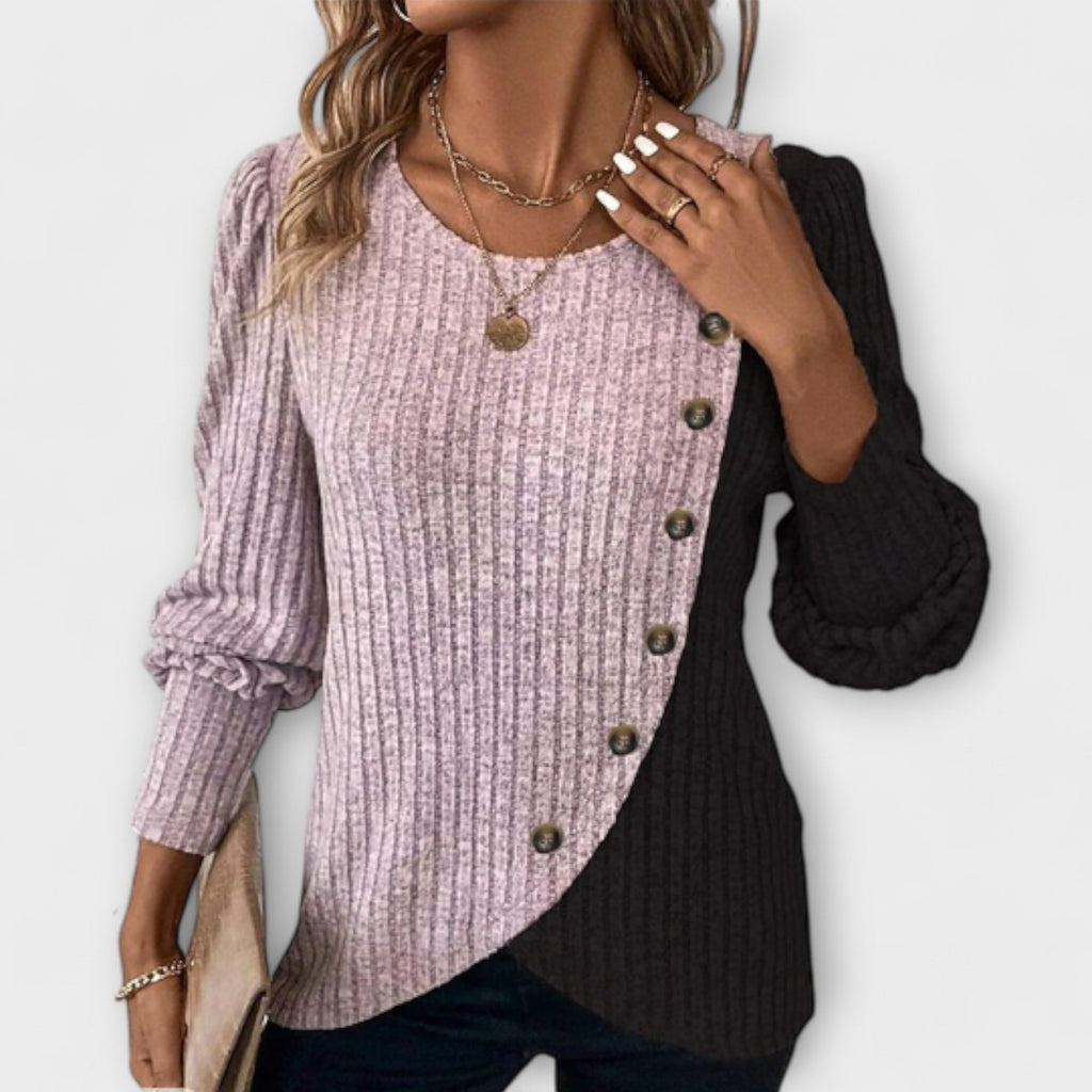 Xeraphine | Elegante gebreide blouse