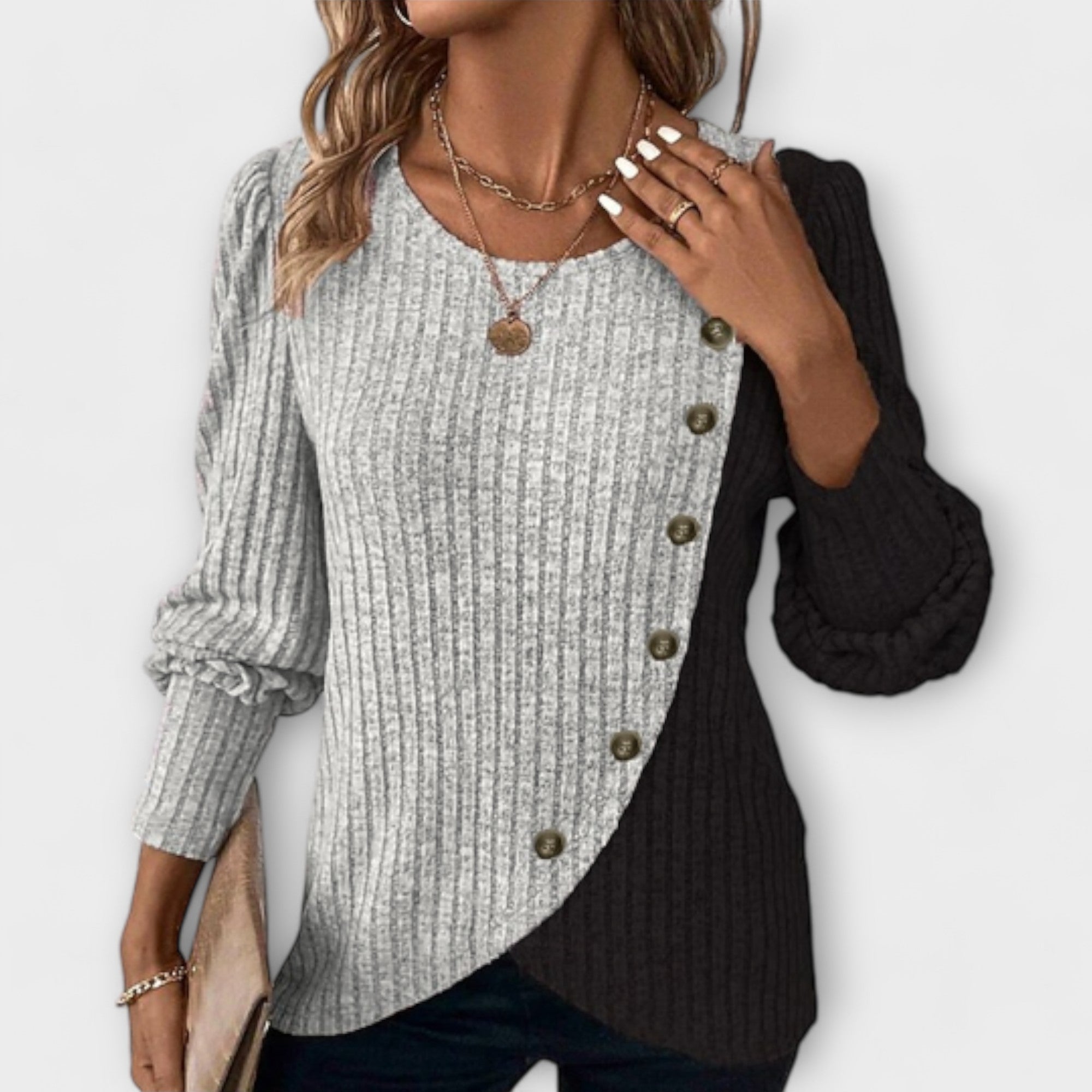 Xeraphine | Elegante gebreide blouse