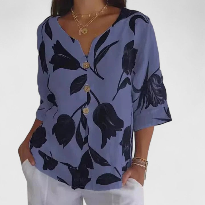 Isabel | Elegante blouse met bloemenprint