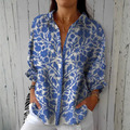 Isabella | Blauwe Tuin Blouse