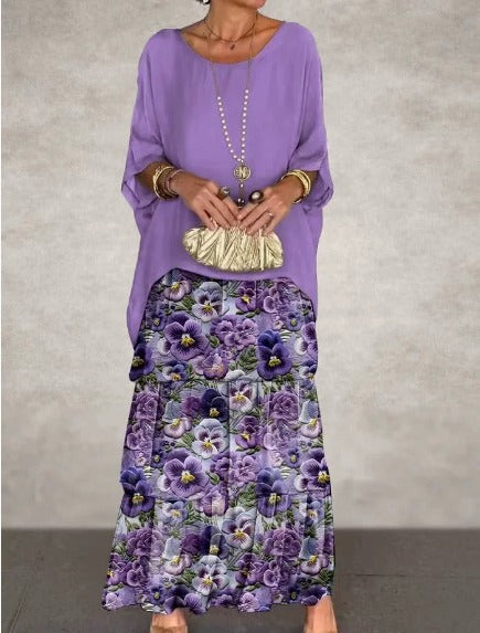 Lara | Elegante Langvallende Maxi-jurk