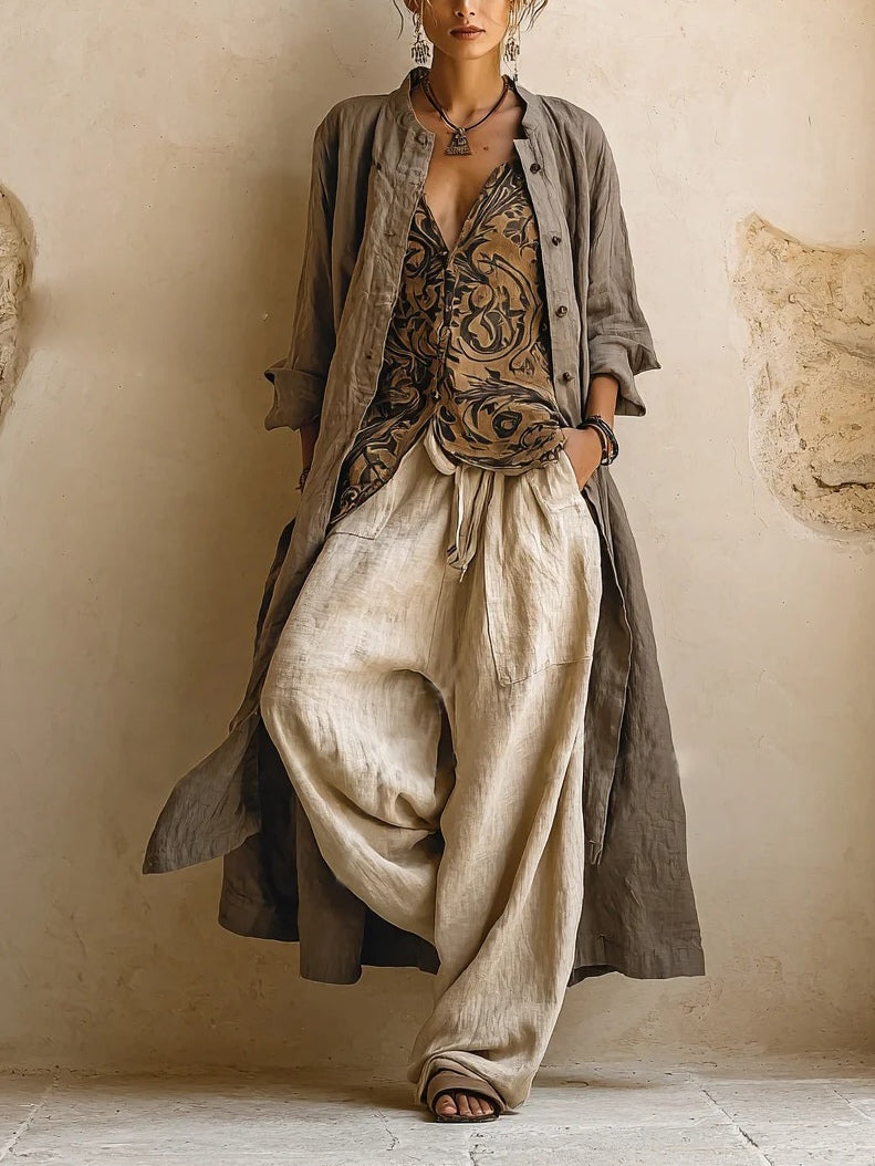 De Florence linnenmix co-ord set