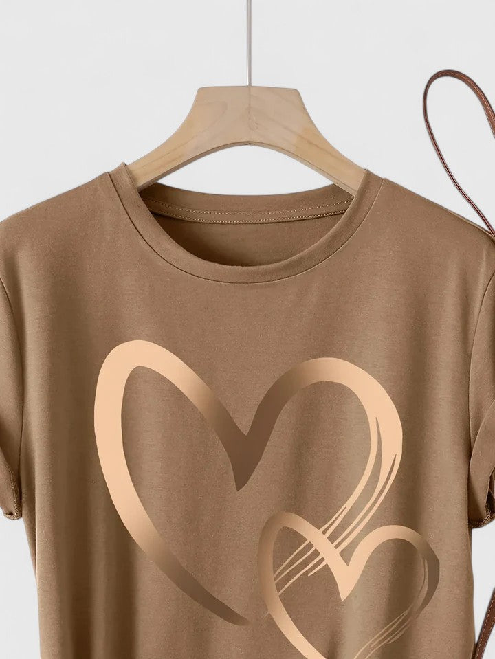 Ivanelle | Comfortabel T-shirt met Korte Mouwen
