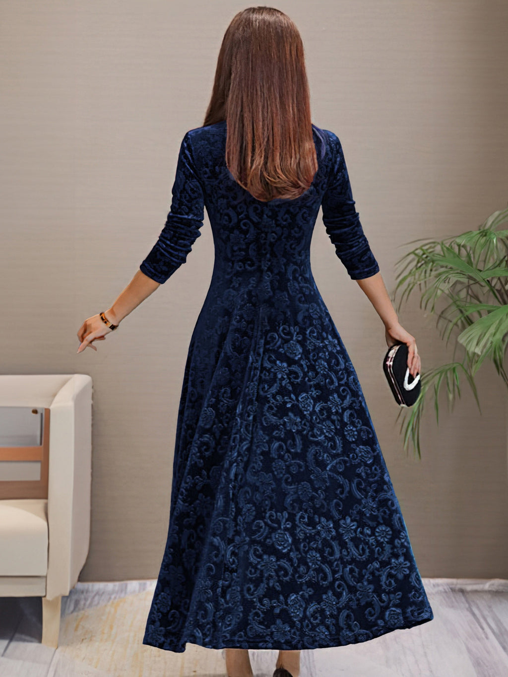 Denise | Holiday Velvet Elegance Jurk