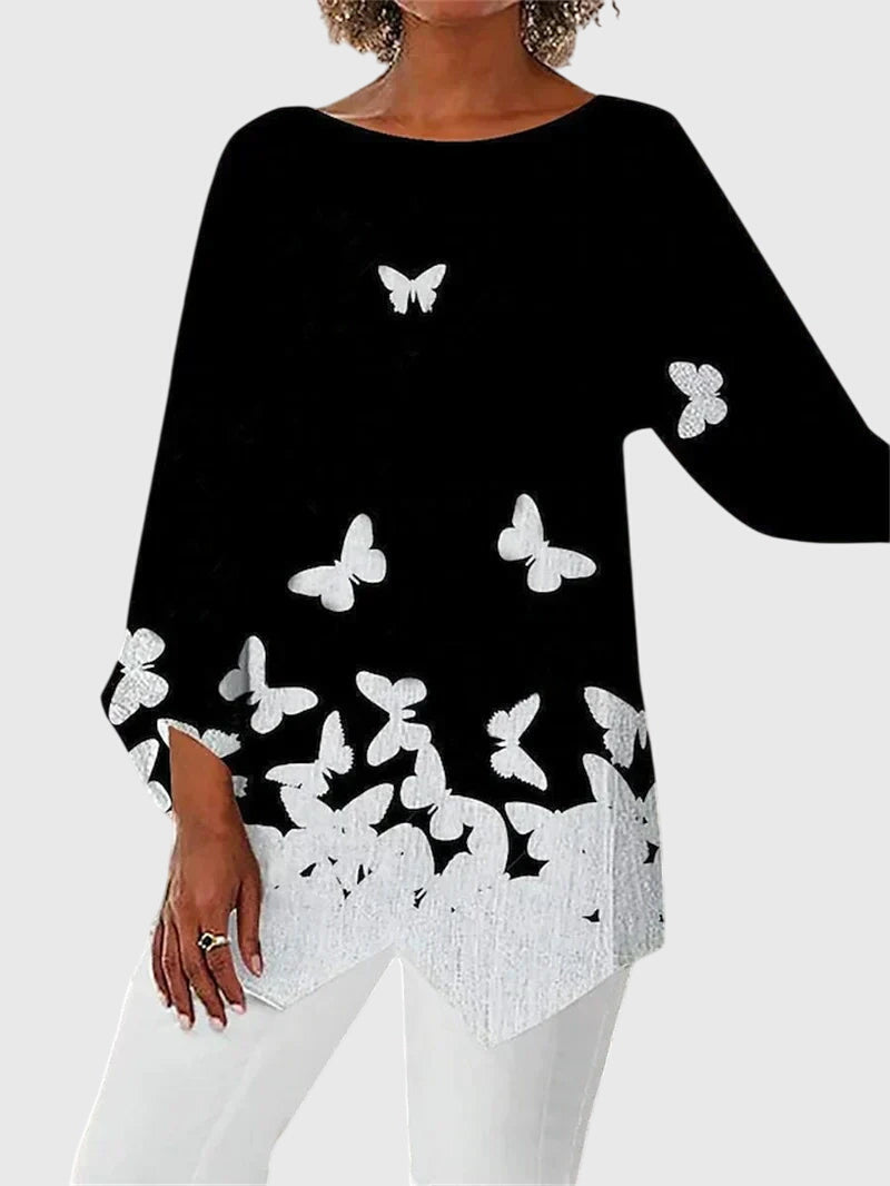 Alayah™ | Elegante top met ronde hals