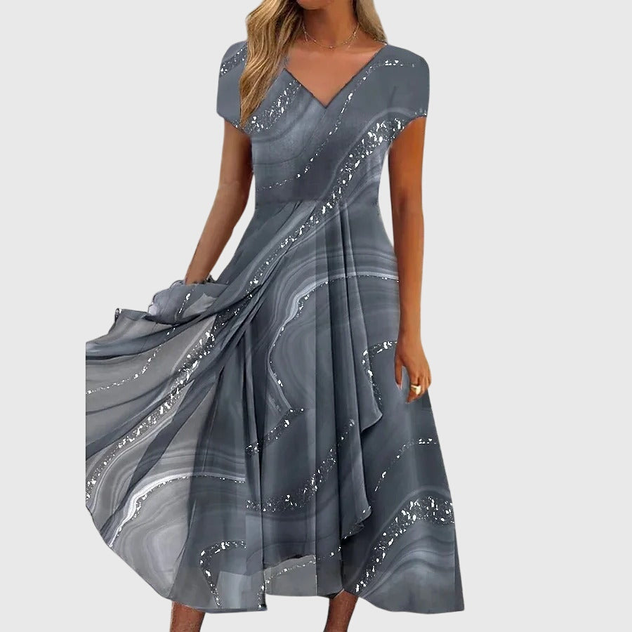 Aubrielle™ | Wijde Midi Jurk