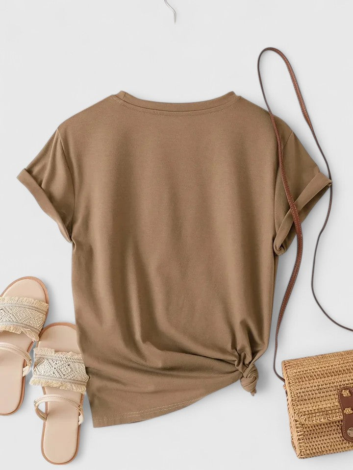 Ivanelle | Comfortabel T-shirt met Korte Mouwen