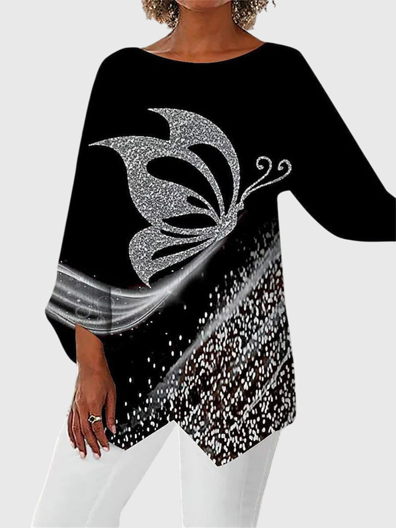 Alayah™ | Elegante top met ronde hals