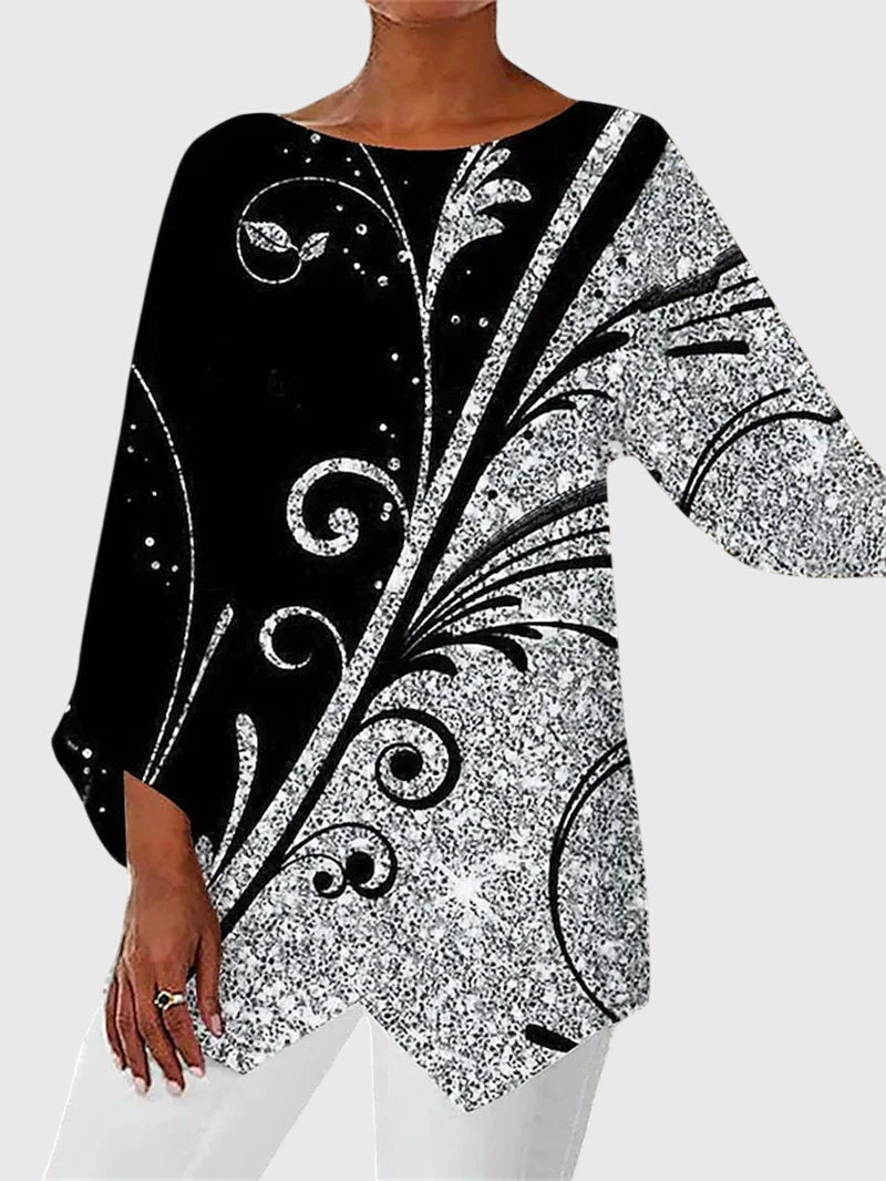 Alayah™ | Elegante top met ronde hals