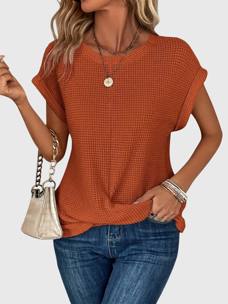 Isa™ | Elegante Blouse met Ronde Hals