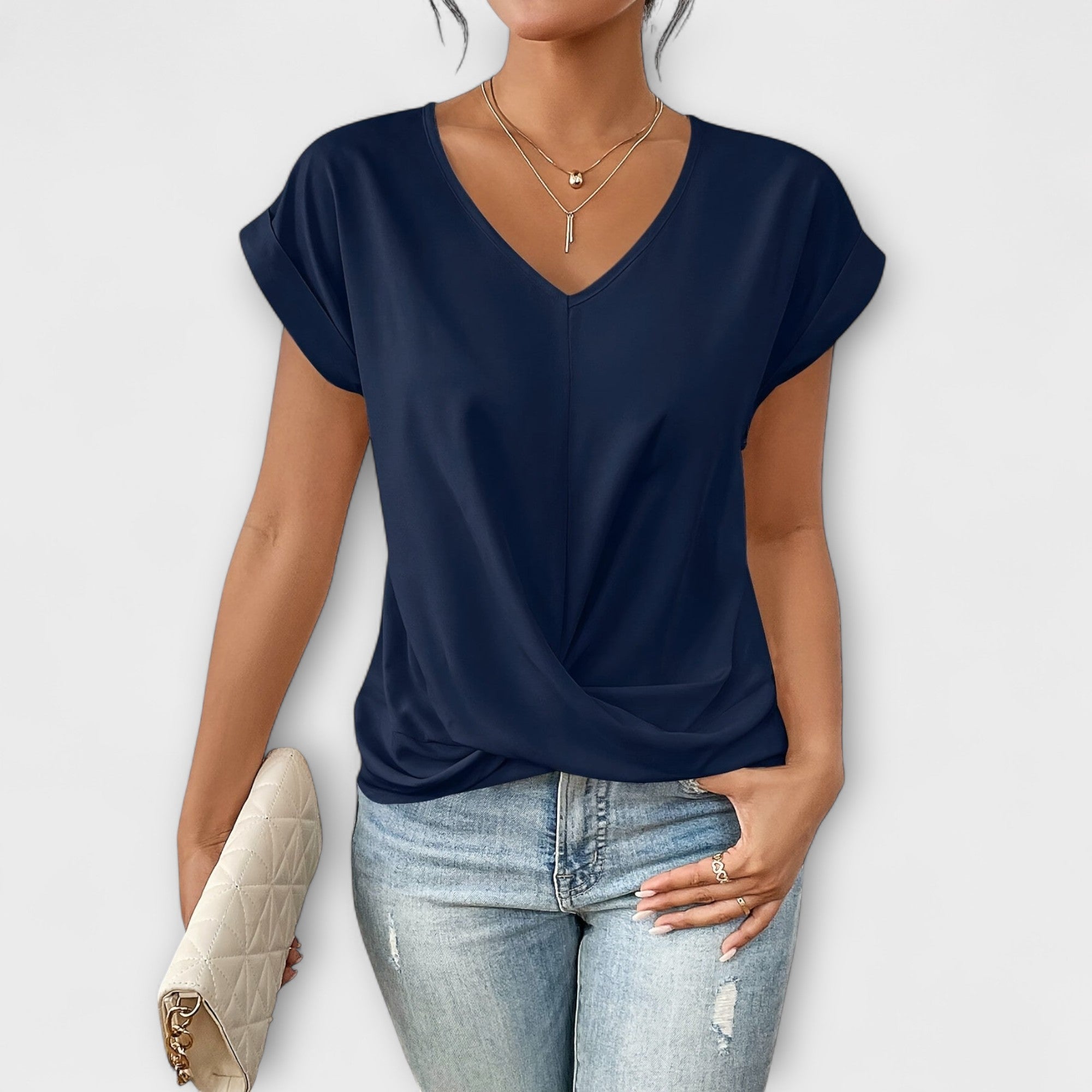 Carlinda | Elegante V-hals Top