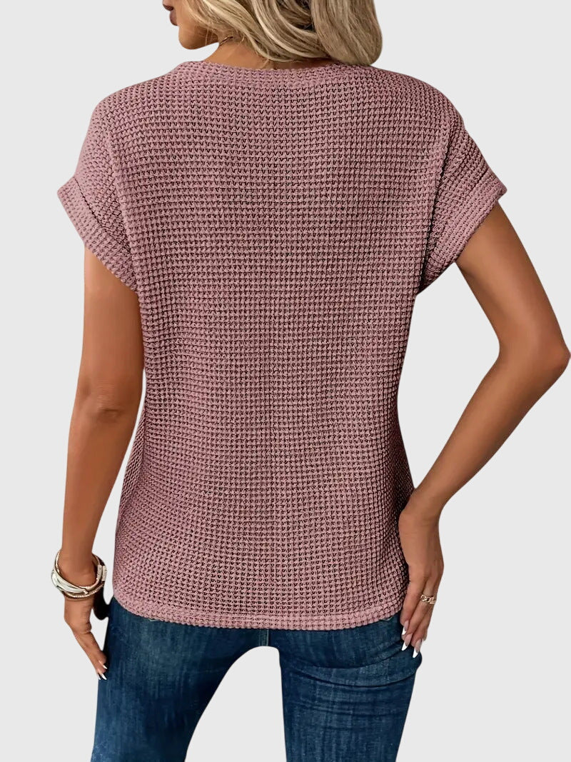 Isa™ | Elegante Blouse met Ronde Hals