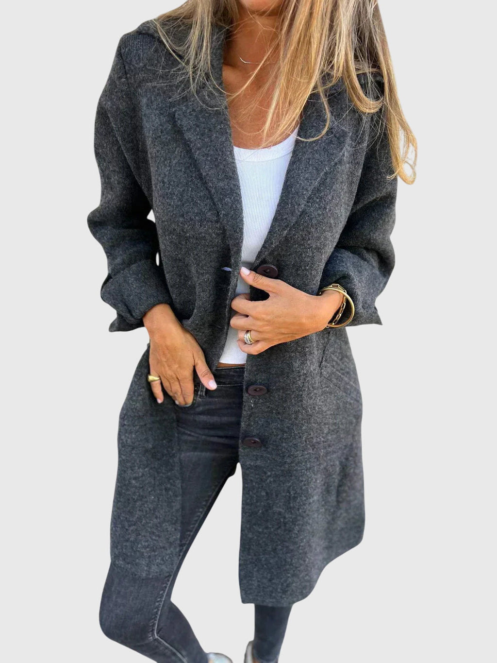 Lisa - Blazer met Knopen