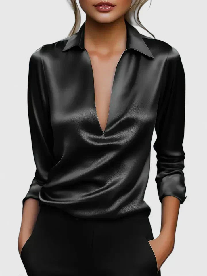 Calvina | Geraffineerde Blouse