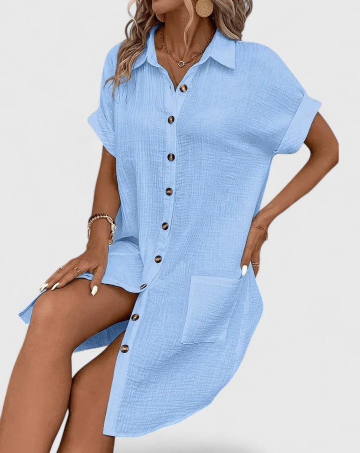 Gianelleza™ | Geraffineerde Midi-jurk