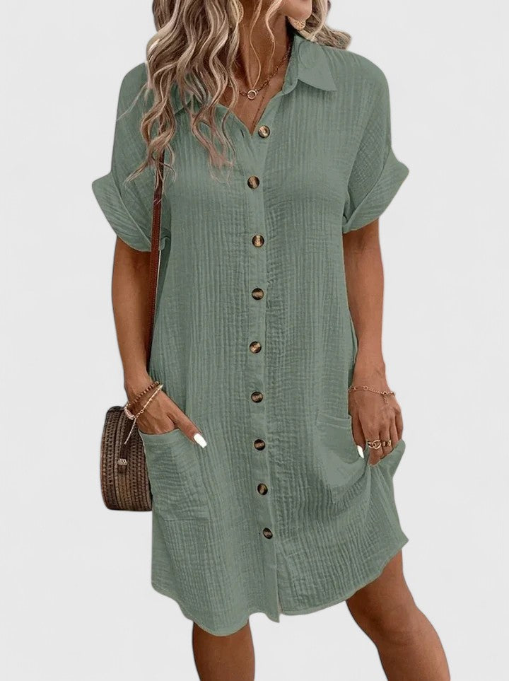 Gianelleza™ | Geraffineerde Midi-jurk