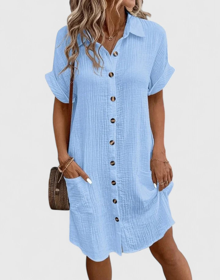 Gianelleza™ | Geraffineerde Midi-jurk
