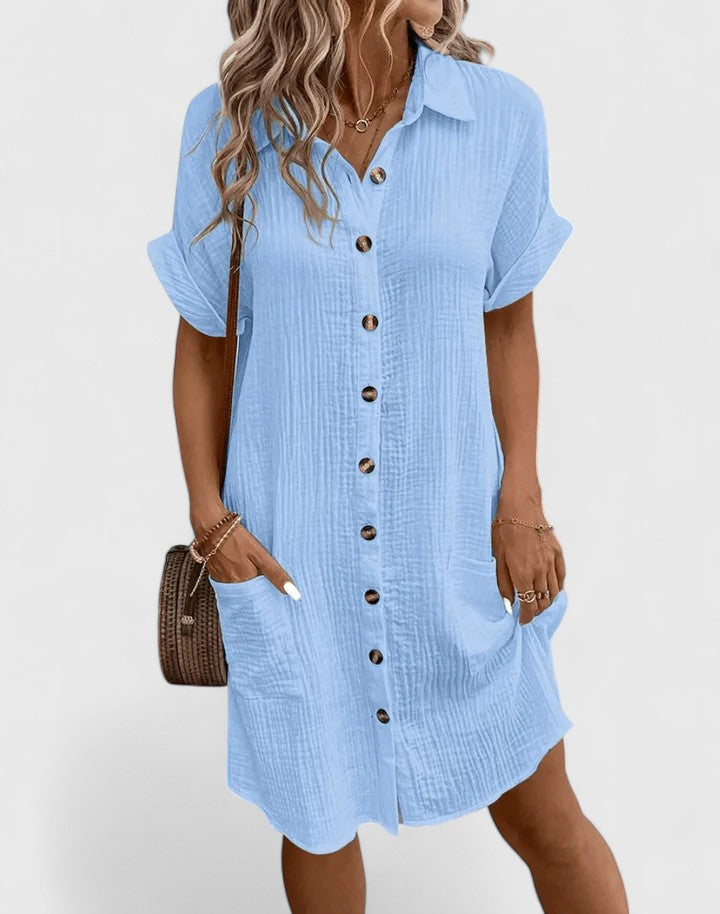 Gianelleza™ | Geraffineerde Midi-jurk