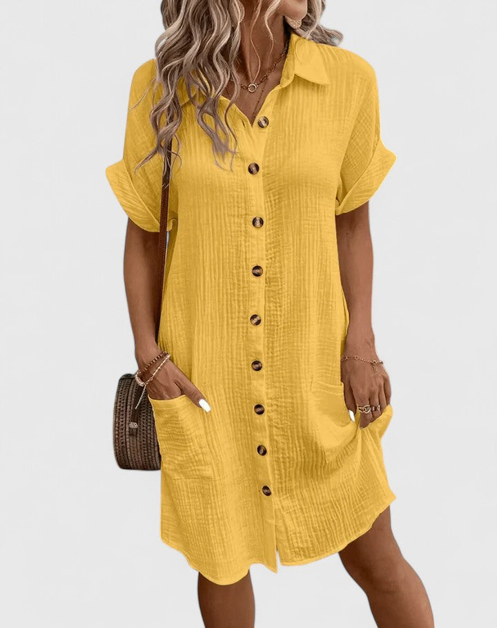 Gianelleza™ | Geraffineerde Midi-jurk