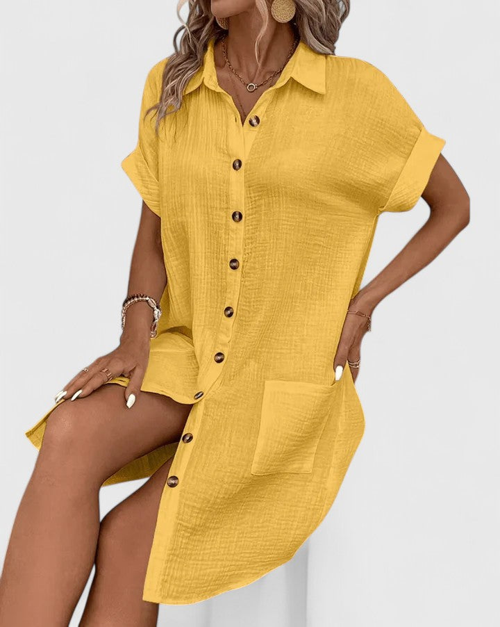 Gianelleza™ | Geraffineerde Midi-jurk