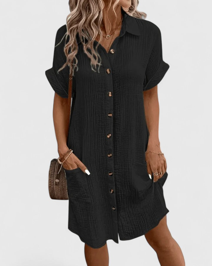 Gianelleza™ | Geraffineerde Midi-jurk