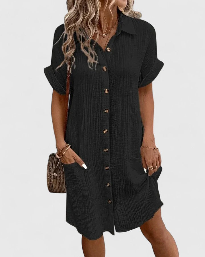 Gianelleza™ | Geraffineerde Midi-jurk