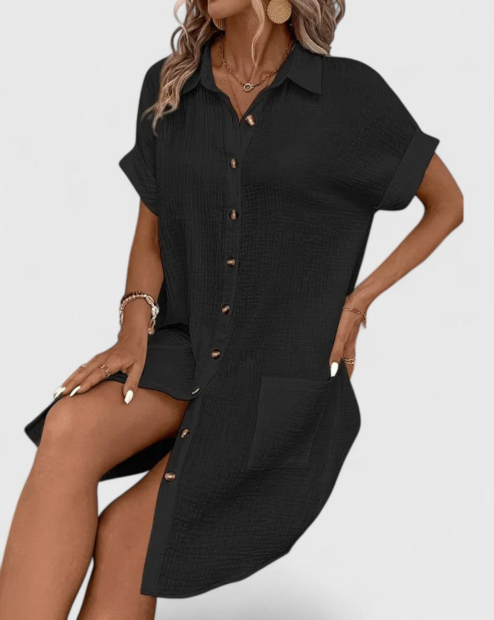 Gianelleza™ | Geraffineerde Midi-jurk