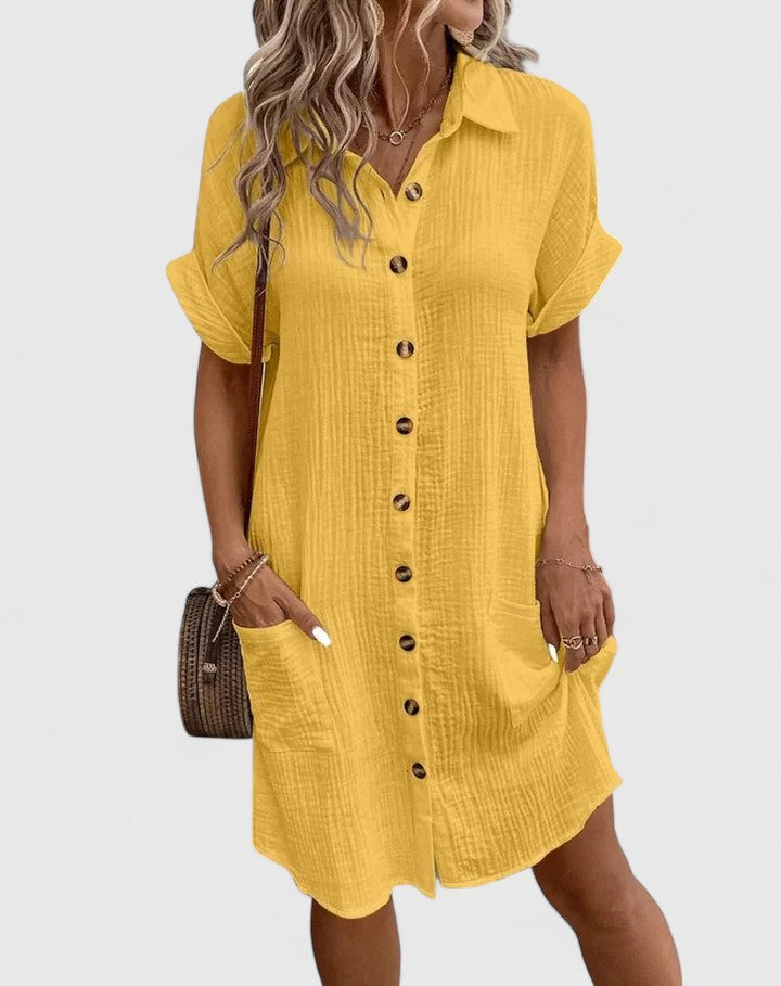 Gianelleza™ | Geraffineerde Midi-jurk