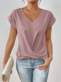 Clea | Casual T-shirt met sweetheart-halslijn