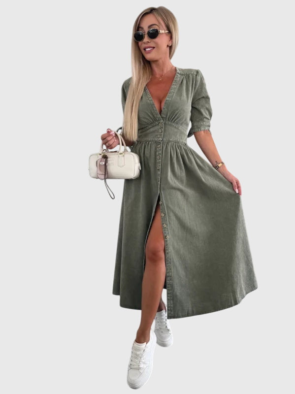 Sophia™ | Elegante Denim Jurk