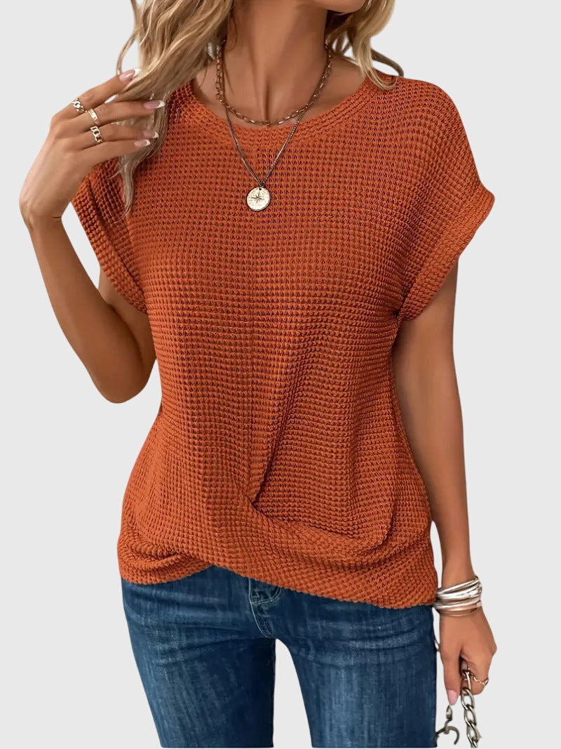 Isa™ | Elegante Blouse met Ronde Hals