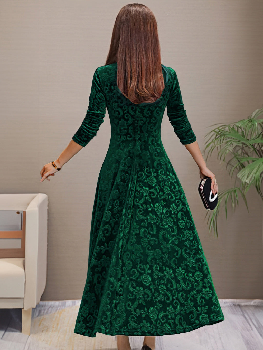 Denise | Holiday Velvet Elegance Jurk