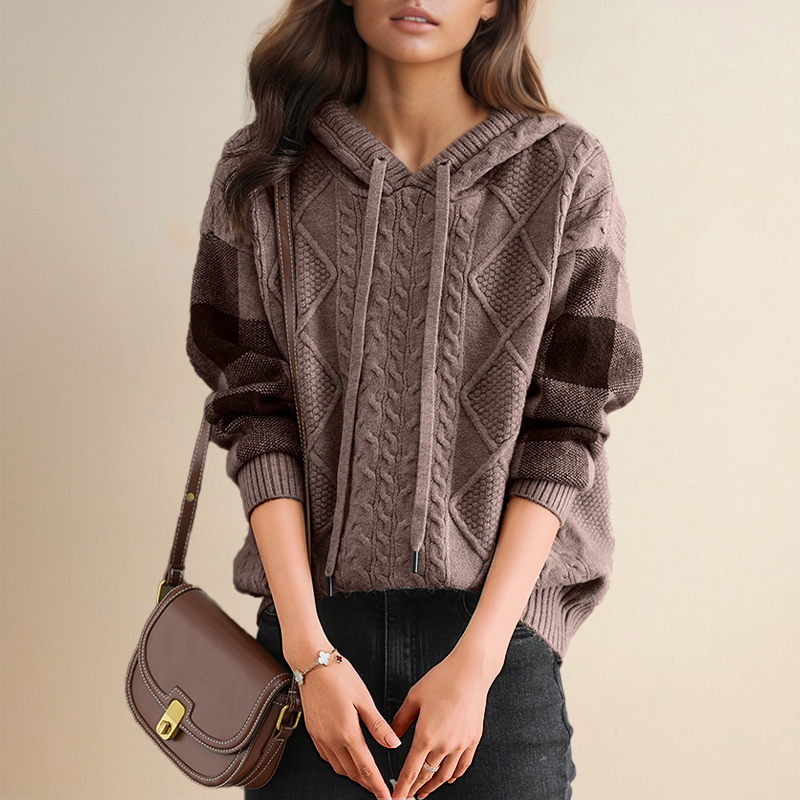 Orahlyn | Jacquard capuchontrui