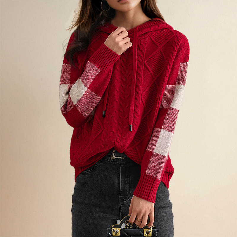 Orahlyn | Jacquard capuchontrui