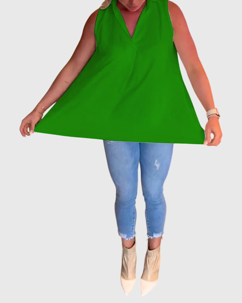 Lina™ | Mouwloze top