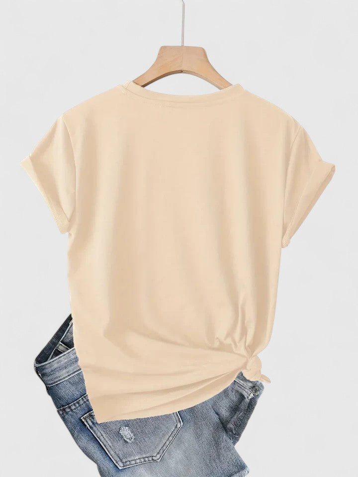 Ivanelle | Comfortabel T-shirt met Korte Mouwen