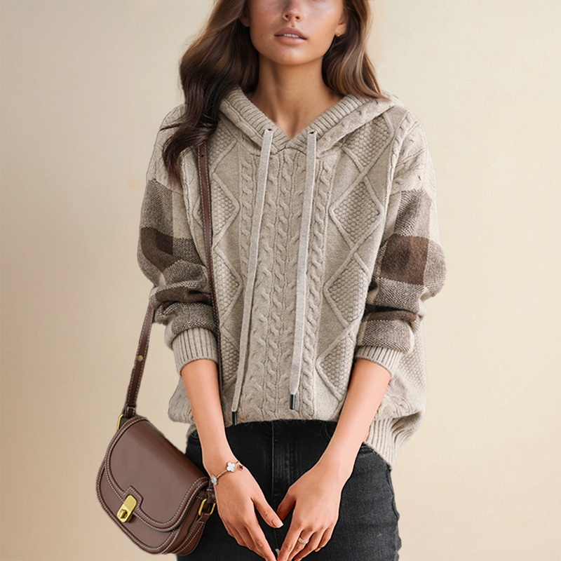 Orahlyn | Jacquard capuchontrui