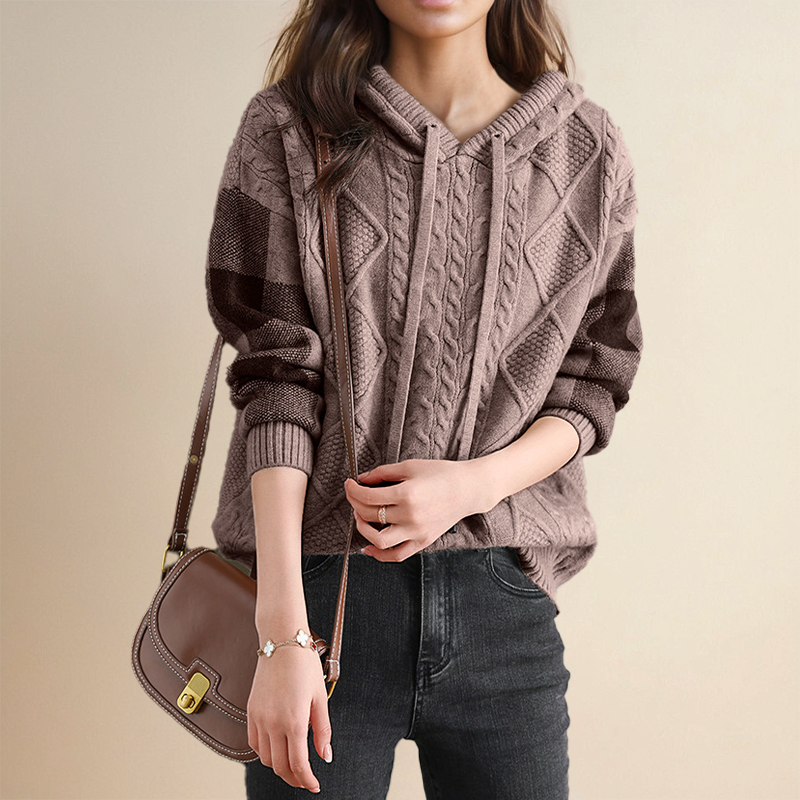 Orahlyn | Jacquard capuchontrui