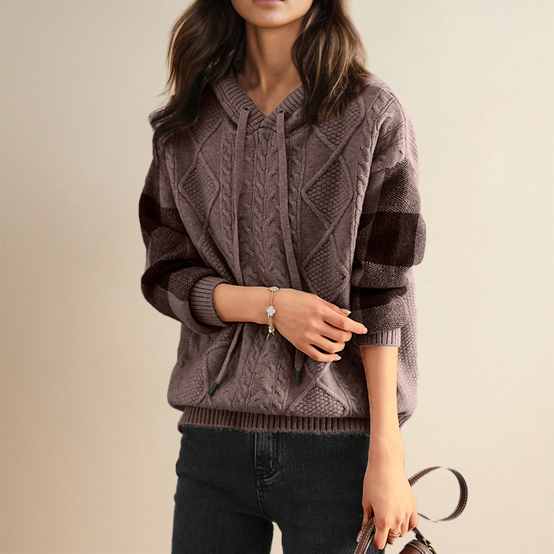 Orahlyn | Jacquard capuchontrui