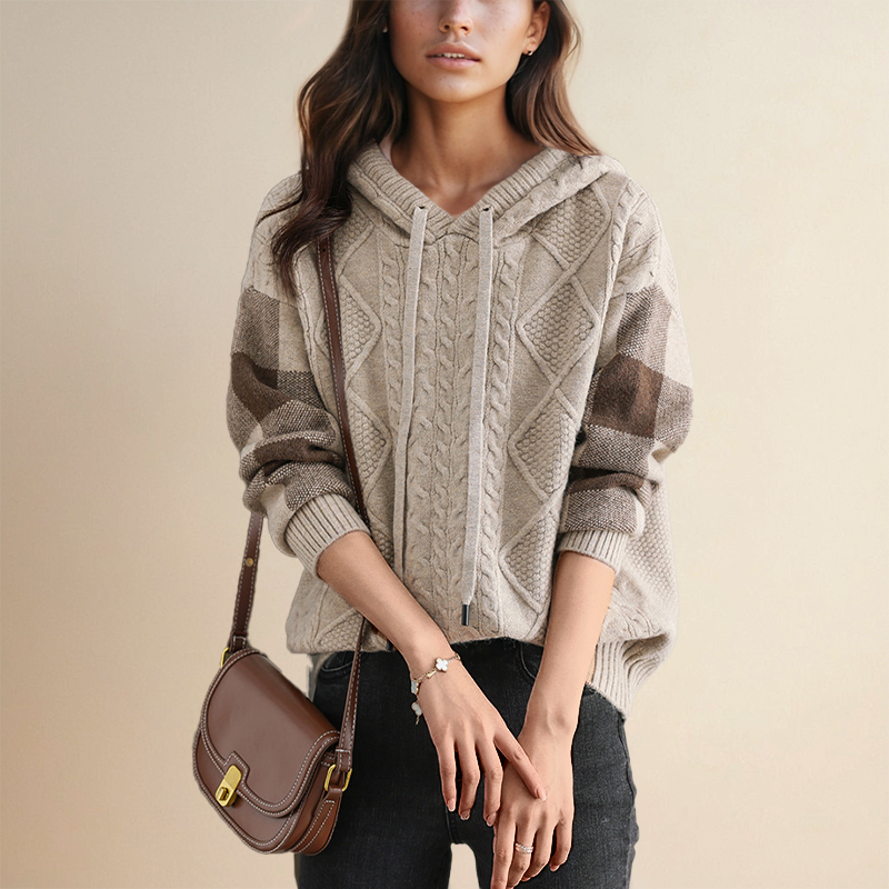 Orahlyn | Jacquard capuchontrui