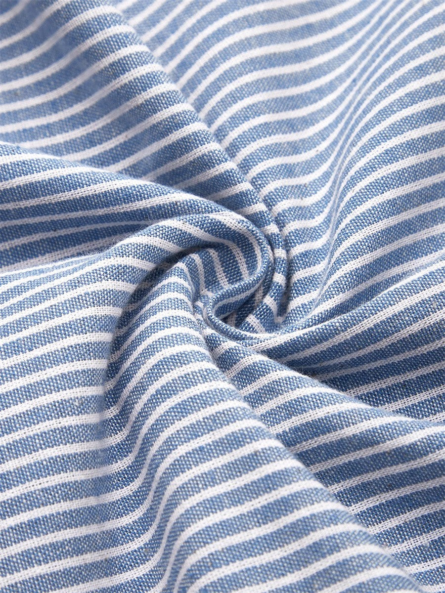 Wanda™ gestreepte midijurk
