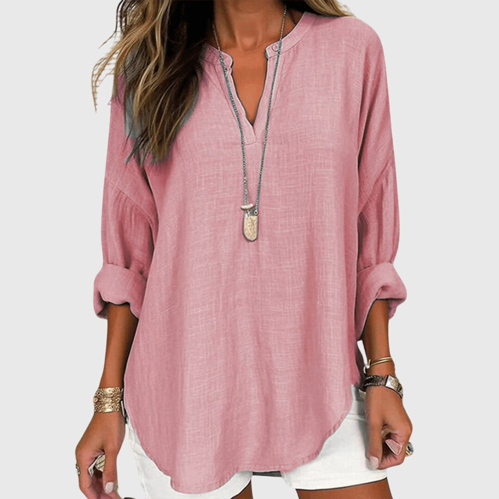Lenara™ | Soepelvallend Elegant Strandoverhemd
