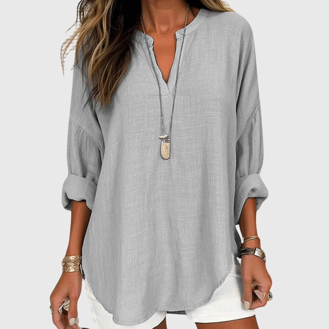 Lenara™ | Soepelvallend Elegant Strandoverhemd