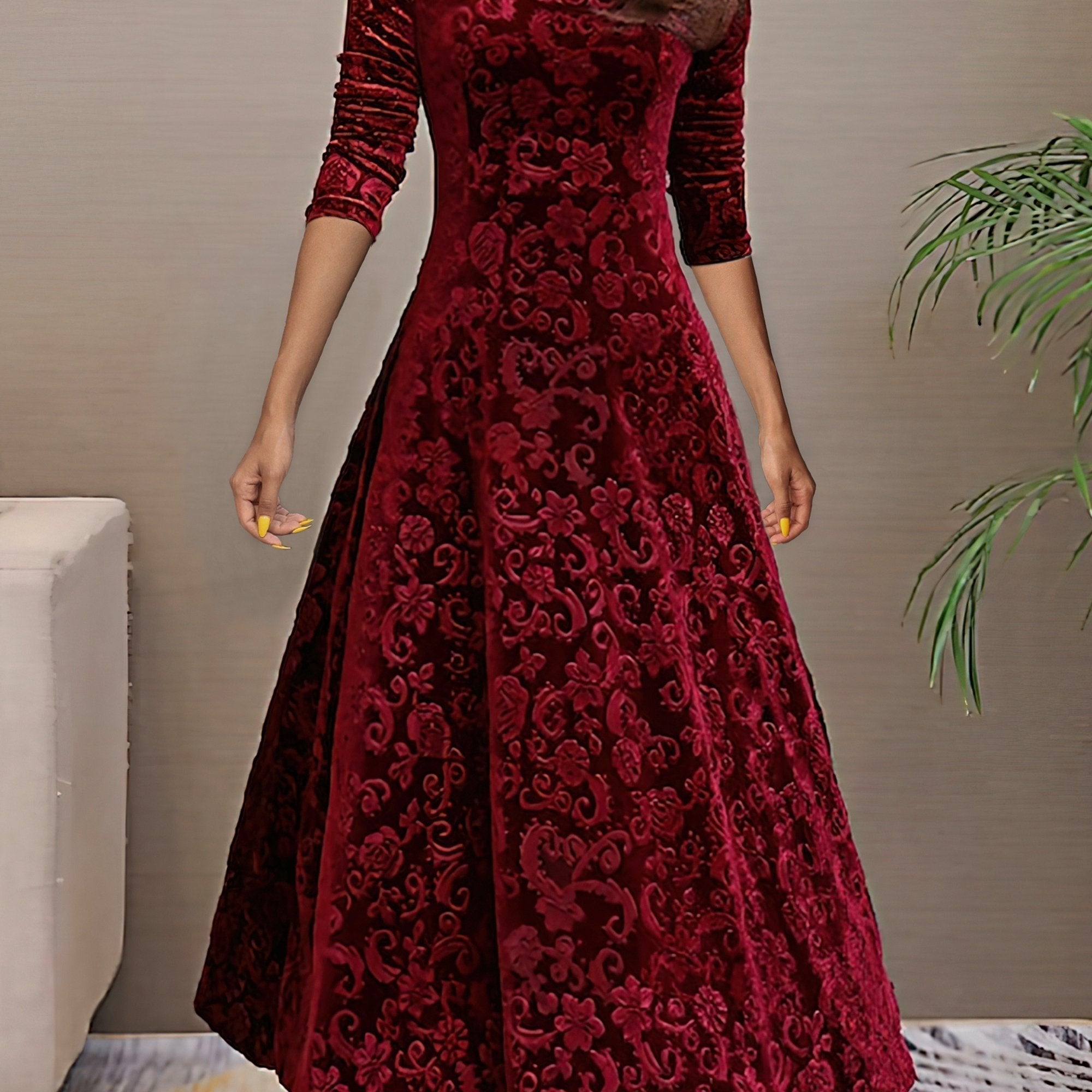 Denise | Holiday Velvet Elegance Jurk