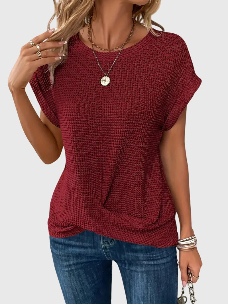 Isa™ | Elegante Blouse met Ronde Hals