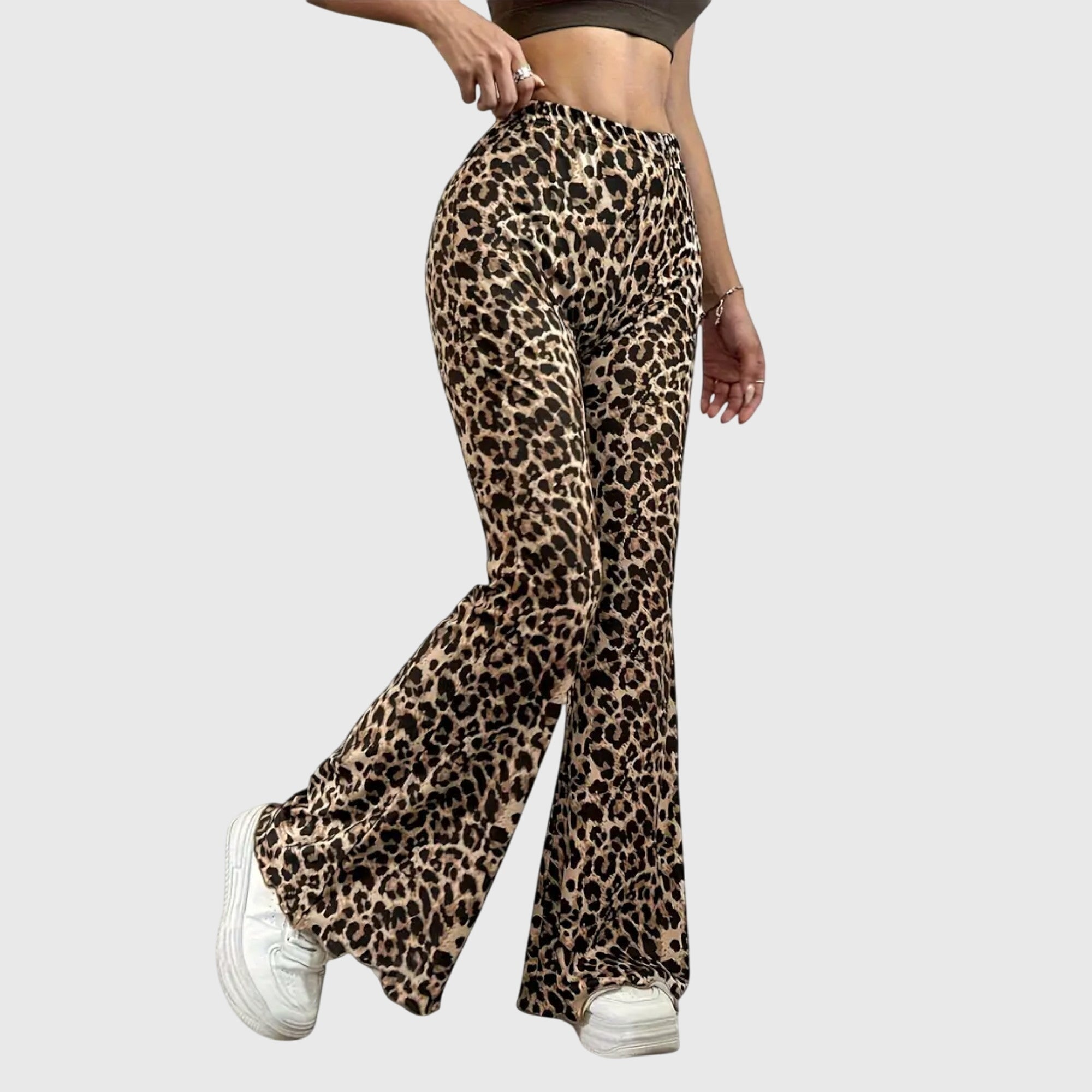 Victoria | Leopard Bootcut Pants