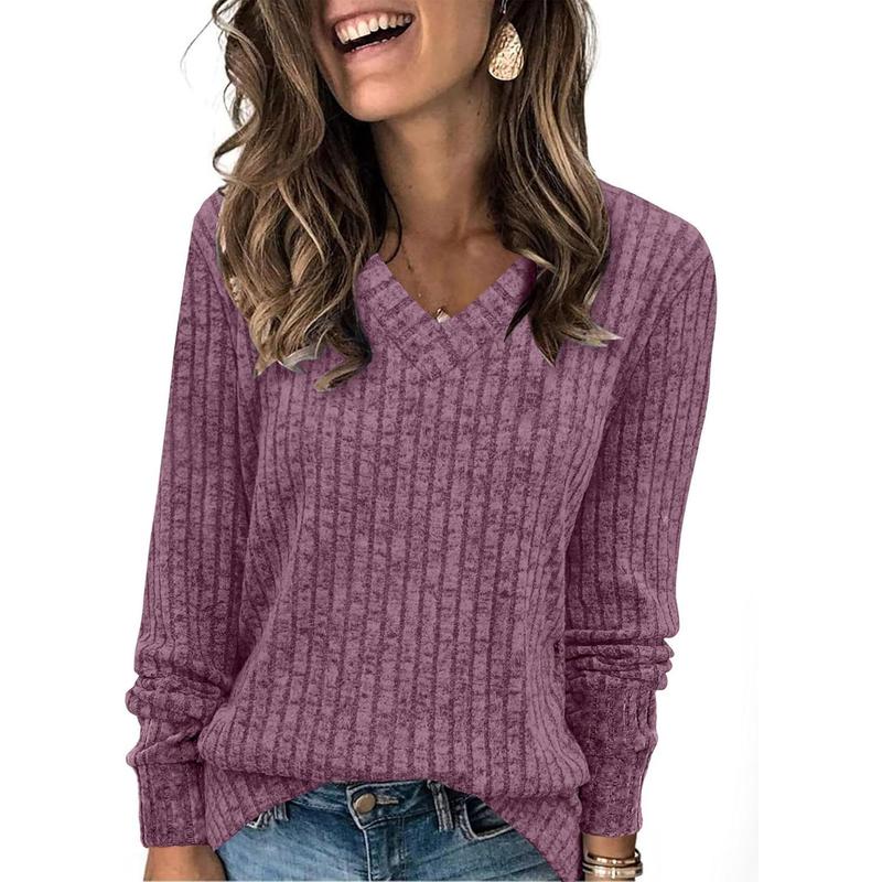 EVELYN™ | Dames V-hals Oversized Lichtgewicht Gebreide Trui