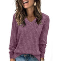 EVELYN™ | Dames V-hals Oversized Lichtgewicht Gebreide Trui